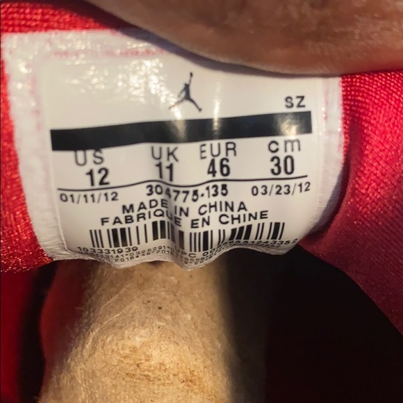 AIR JORDAN OLYMPIC 7s RETRO SIZE 12 - Picture 8 of 8